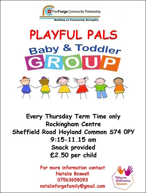 Baby & Toddler Group - The Rockingham Centre - Term Time only Thursdays 9-15am-11:15am