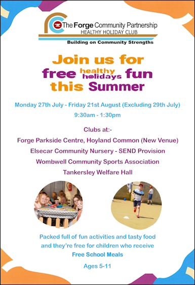 Healthy Holidays Clubs Summer Poster